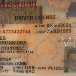 Missouri Driver License (Old MO O21) | old ironside fake